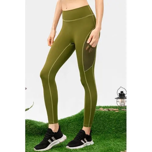 'Blythe' High Waist Slim Fit Leggings - Celes Fashion